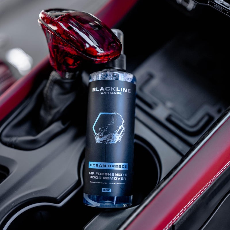 Blackline Car Care - Ocean Breeze Car Air Freshener  Long-Lasting  Oder Eliminator  for Cars  Trucks  SUV  or Home Use - 8 fl OZ - Scent Spray - Image 4